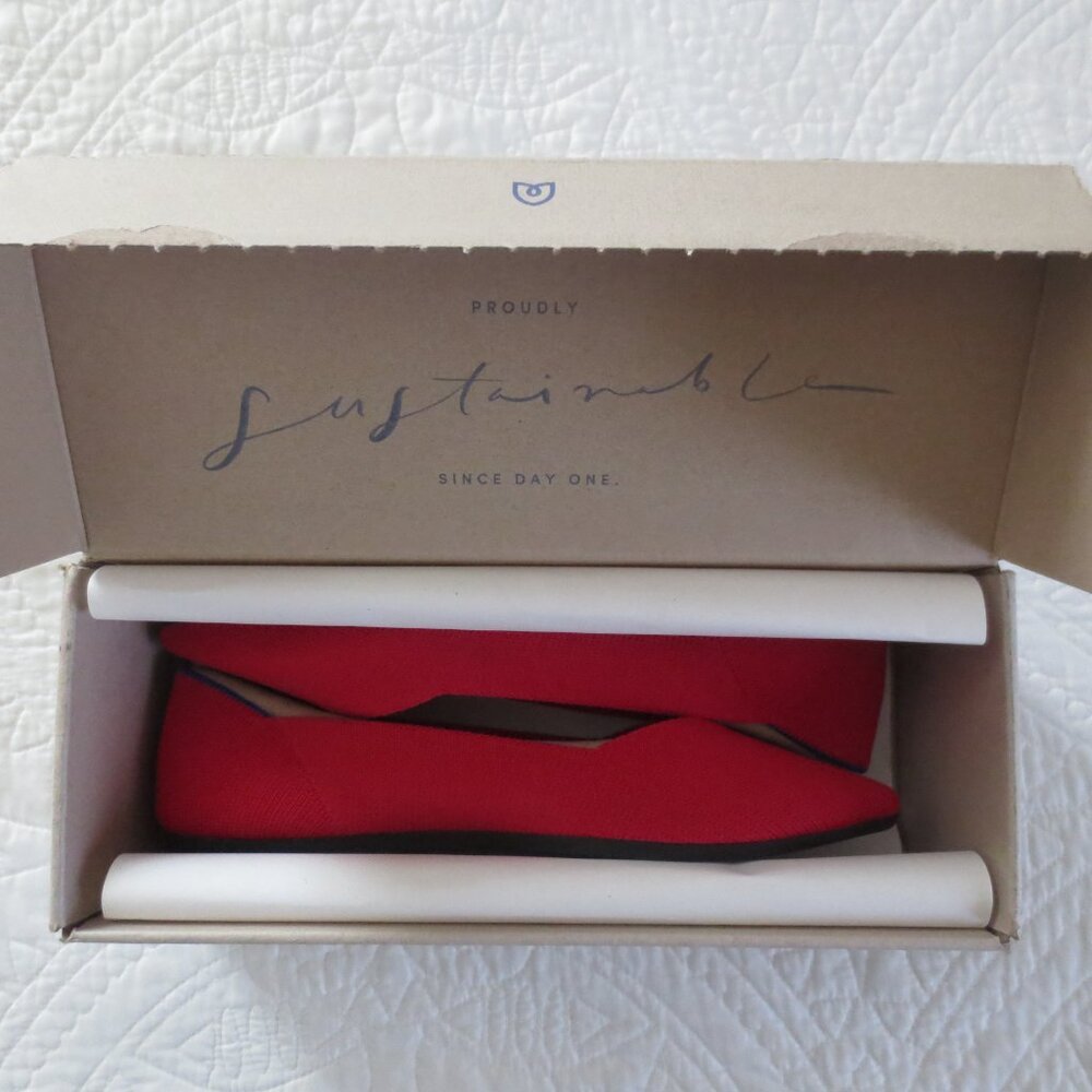 Ballet Core Red Flats - Picture 10 of 10